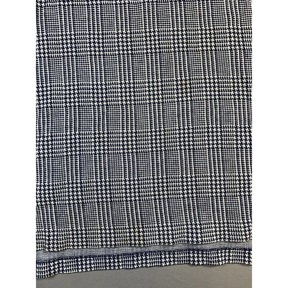 Ralph Lauren Polo Shirt Mens XL White Black Pony Houndstooth Made in USA Golf